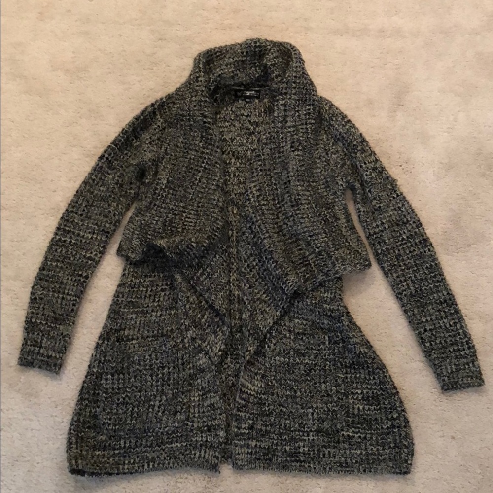 Grey/Black cardigan